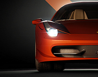 Ferrari 458 Italia 3D Visualization