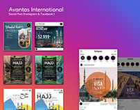 Avantas International - Social Media Posts and Prints