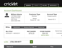 UI/UX for Cricket Communications MyAccount Manager App