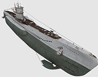U-Boot Badewanne batteriebetrieben ca.31cm Submarine U Boot 