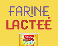 Custom Typeface for Farine Lacteé Nestlé