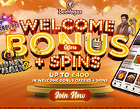 iGaming social media banners - LeoVegas