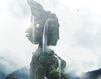 Temple to Freya - Surreal Fantasy Concept Art