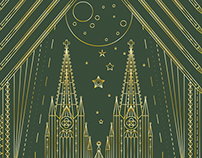 Römerturm – Cologne Cathedral Illustration