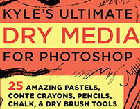 Kyle's Dry Media Brushes for Photoshop