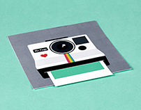 Polaroid Camera Card