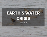 Earth's Water Crisis Webpage