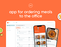 App for ordering meals to the office