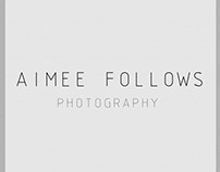 Branding & Tag for Aimee Follows. Photograph.