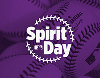 MLB Spirit Day Logo Identity