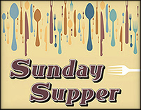 “Sunday Supper” @ Artisan's Asylum – Poster Design
