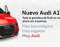 Audi A1. Takeover Banner