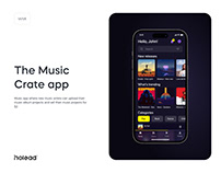 Music Crate App UI/UX Design