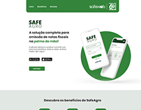Landing Page: Parceria SafeAgro Fetag
