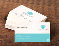 Lighthouse Candles Business Card