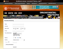 Euroleague Newsletters Platform (2012-2014)