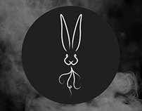 white rabbit custom hookahs - brand identity