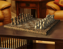 Chess Set in 3D