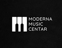 Logo and visuals - Moderna Music Centar
