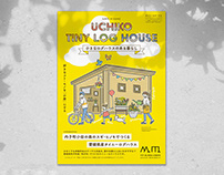 Flyer for UCHIKO TINY LOG HOUSE