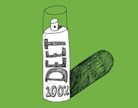 100% Deet. Drawings from the jungle.