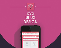 oVo Malware Fighter Mobile UI Kit Design