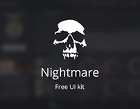 Nightmare - UI kit (Free)