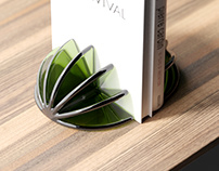"Lime" bookend