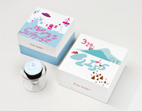 Cake Box Packaging design