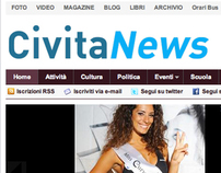 Civita News - Logo e grafica cordinata