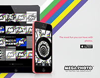 Mega Photo App - Brand Identity, UI/UX