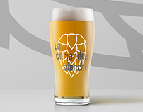 LA CORIANDRE BLANCHE • Beer label design