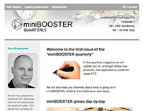 miniBOOSTER newsletter system