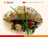 SpiceHub Restaurant Responsive Landing Page