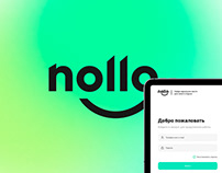 Nollo: hotel booking service logo & website