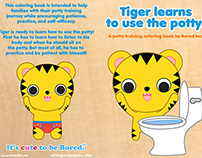 "Tiger Learns to Use the Potty" potty training book