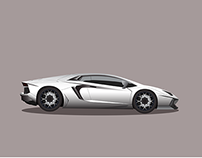 Lamborghini Aventador Illustration