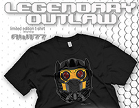 outsmART originals: "Legendary Outlaw" T-Shirt