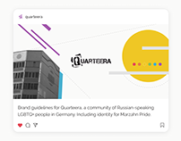 Brand guidelines for Quarteera and Marzahn Pride