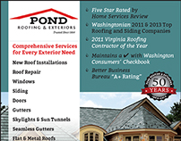 Pond Roofing Ad