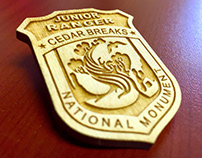 Wooden Jr. Ranger Badge