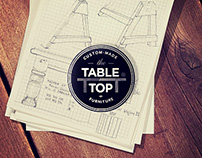 TableTop - Hand-crafted furniture - branding & website