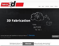 Fab in 3D Responsive Website Design