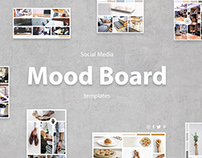 Social Media Mood Board Templates