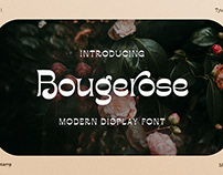 FREE | Bougerose - Modern Display Font