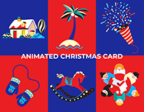 Animated Christmas card for HOTRED agency
