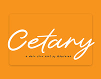 Cetary font freefor commercial use