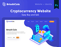 Cryptocurrency Web UI - Landing page