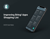 Redesign - Bring! App (Shopping LIst Mobile App)
