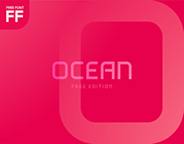 OCEAN - FREE ALL CAPS DISPLAY TYPEFACE